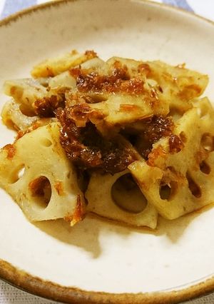 作り置き☆れんこんの甘辛おかか煮-レシピのメイン写真