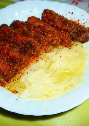 カニかまの揚げ焼き+ソフリットのタパス-レシピのメイン写真