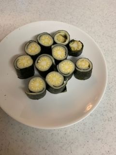 ヤングコーンとチーズの海苔巻き-レシピのメイン写真