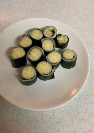 ヤングコーンとチーズの海苔巻き-レシピのメイン写真