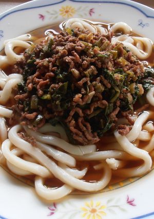 そぼろうどん-レシピのメイン写真