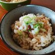 なめ茸とツナ缶の炊き込みご飯