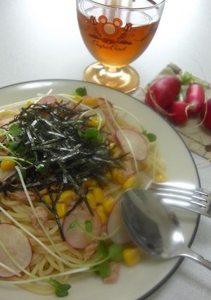 さわやか♬ラディッシュの冷製パスタ-レシピのメイン写真