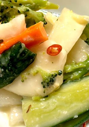 簡単！野菜のヨーグルト味噌漬け-レシピのメイン写真