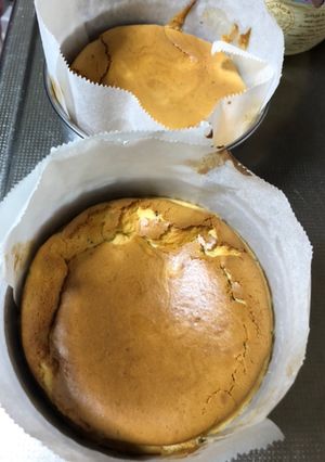 黒胡麻チーズケーキ12cm×2台分-レシピのメイン写真