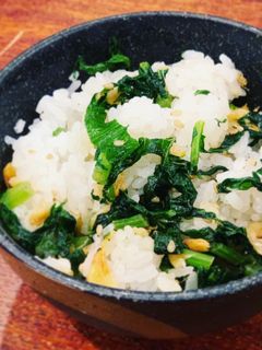 大根の葉と桜海老の混ぜご飯-レシピのメイン写真