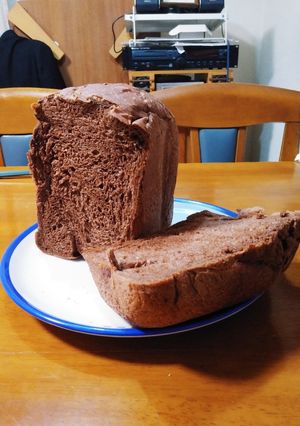 ココア風味の食パン-レシピのメイン写真