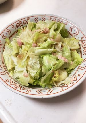 簡単すぎ⁈レタスとツナのサラダ-レシピのメイン写真