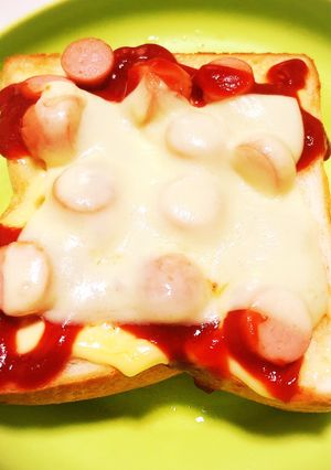 超簡単！時短シンプル美味いピザトースト！-レシピのメイン写真