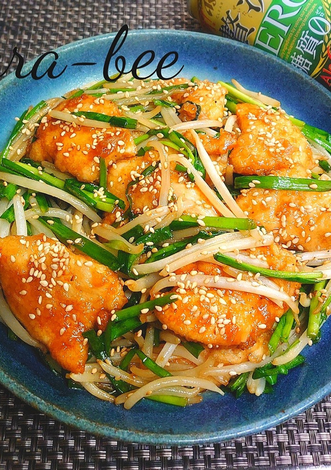 簡単激ウマ♪鶏むね肉で節約レバニラ風-レシピのメイン写真