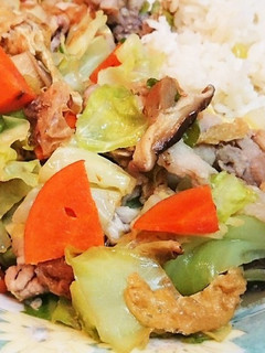 ボーク野菜炒めライス-レシピのメイン写真