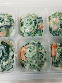 «離乳食完了期»鮭ほうれん草のクリーム煮-レシピのメイン写真