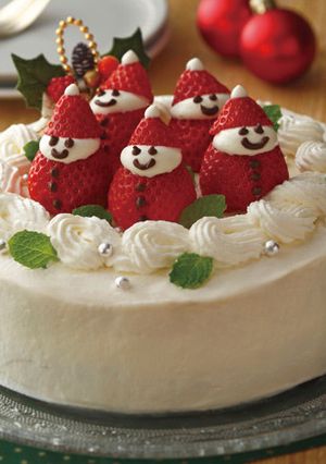 いちごのクリスマスケーキ-レシピのメイン写真