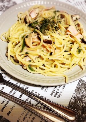 クリームパスタ-レシピのメイン写真