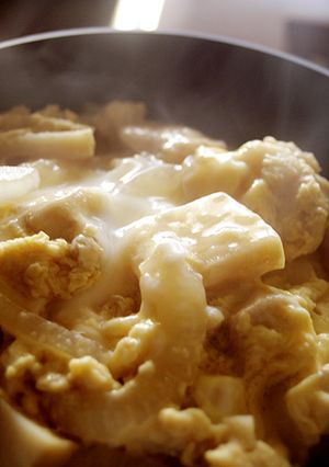 親子丼♪たけのこシャキシャキ卵フワフワ☆-レシピのメイン写真