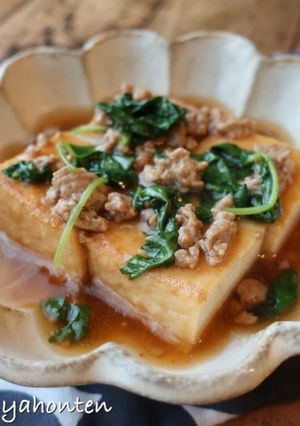 厚揚げ豆腐の醤油こうじあんかけ-レシピのメイン写真