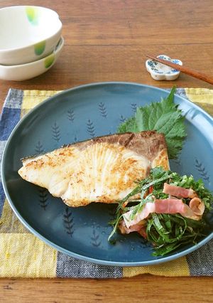 ぶりのソテー☆青じそベーコン添え-レシピのメイン写真