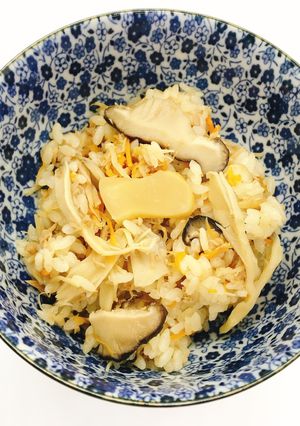 【病院】きのこごはん【給食】-レシピのメイン写真