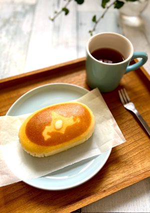 チーズ蒸しケーキの☆メープルシロップ焼き-レシピのメイン写真