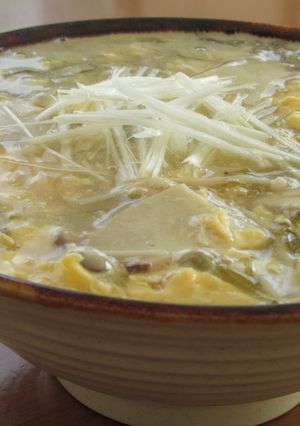 めかぶがとろ～り！　かきたまうどん-レシピのメイン写真