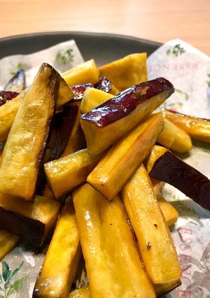 フライドスィートポテト塩バター♪-レシピのメイン写真