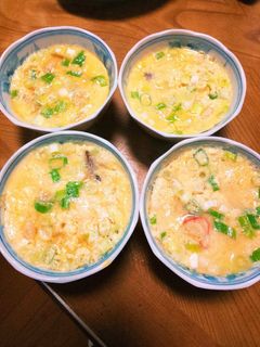 朝の味噌汁で夜は茶わん蒸し-レシピのメイン写真