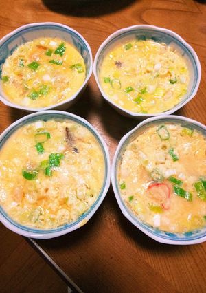 朝の味噌汁で夜は茶わん蒸し-レシピのメイン写真