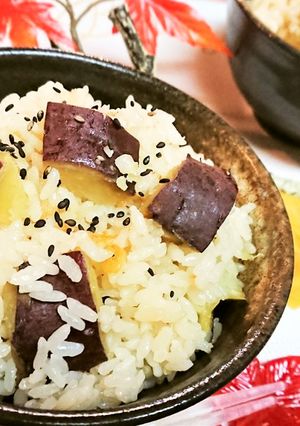 ホクホク～！【さつま芋の炊込みご飯】-レシピのメイン写真