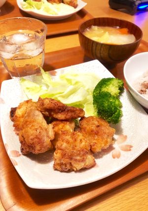 鶏むね肉で！ジューシーな唐揚げ！-レシピのメイン写真