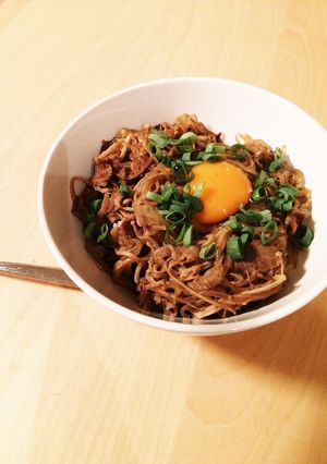 きのこたっぷり牛丼-レシピのメイン写真