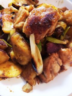 鳥とさつまいもの照り焼き-レシピのメイン写真