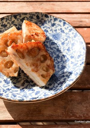 醤油香る!蓮根と鶏肉の挟み焼き-レシピのメイン写真