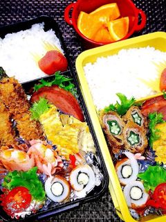 息子と娘のお弁当 '19.11.19-レシピのメイン写真