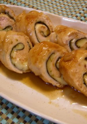 モチモチ鶏ささみ★磯辺チーズ巻き-レシピのメイン写真