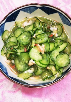 親がにの身の酢の物-レシピのメイン写真