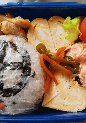妙円寺詣りに伊集院まんじゅうおにぎり弁当-レシピのメイン写真