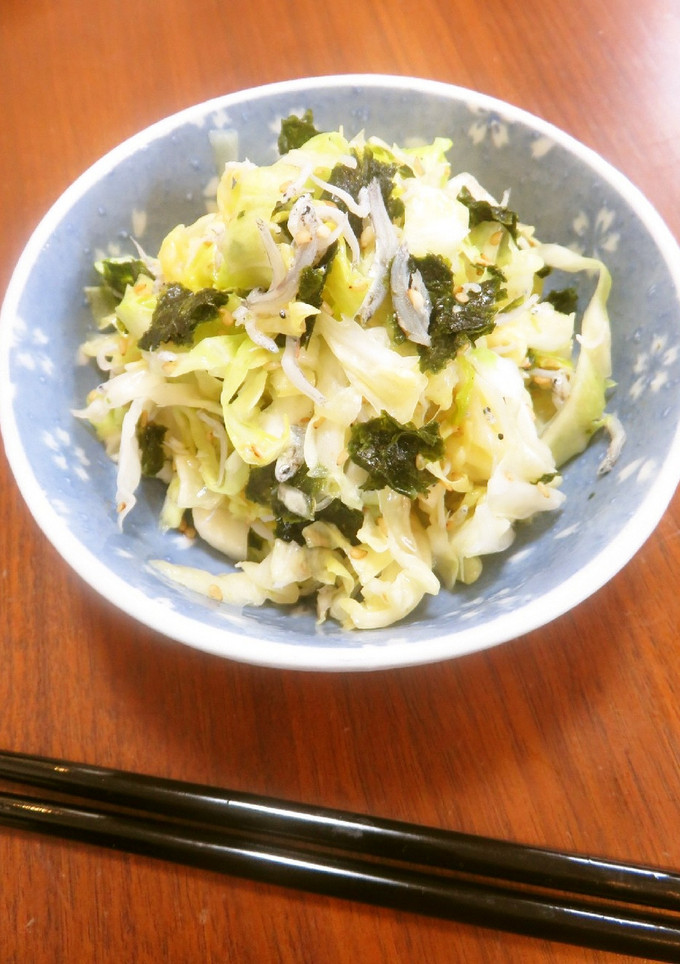 ☺簡単おかず♪キャベツとしらすの和え物☺-レシピのメイン写真