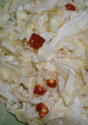 ピリ辛酢キャベツ-レシピのメイン写真