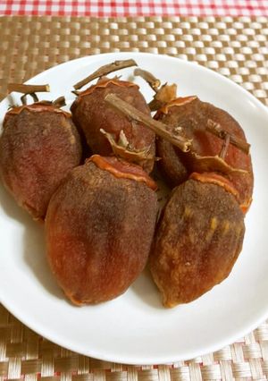★簡単！室内干しで美味しい＊干し柿＊♪-レシピのメイン写真