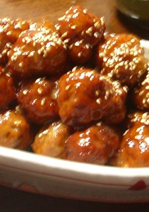 ふわっふわ♪豚肉ダンゴの甘酢あんかけ-レシピのメイン写真