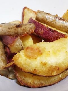ごぼうとさつまいものバター炒め-レシピのメイン写真