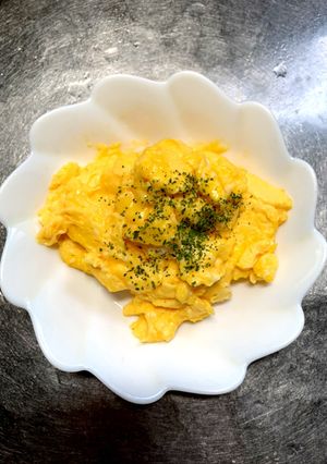 簡単！シンプルスクランブルエッグ-レシピのメイン写真