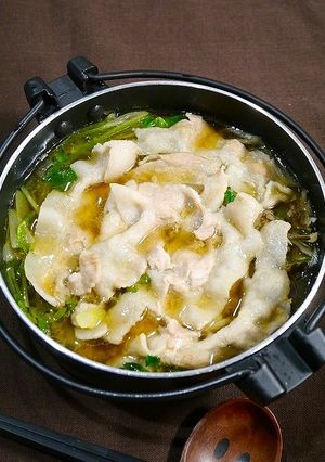 おひとり鍋！風邪に☆豚バラ舞茸-レシピのメイン写真