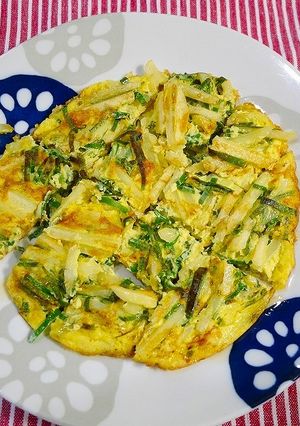 免疫力アップ！じゃが葱チヂミ☆小麦粉不要-レシピのメイン写真