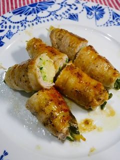 簡単!豆苗ポテトチーズの肉巻き-レシピのメイン写真
