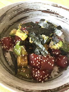 【混ぜるだけ!】アヒポキ丼♡-レシピのメイン写真