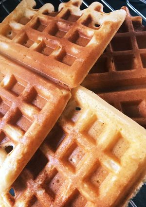 フワフワサクサク！アメリカ本番ワッフル-レシピのメイン写真