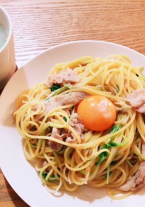 ワンポット和風パスタ&スープ-レシピのメイン写真