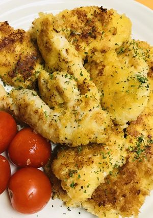 大さじ４の油で揚げる●鶏肉の炒め揚げカツ-レシピのメイン写真