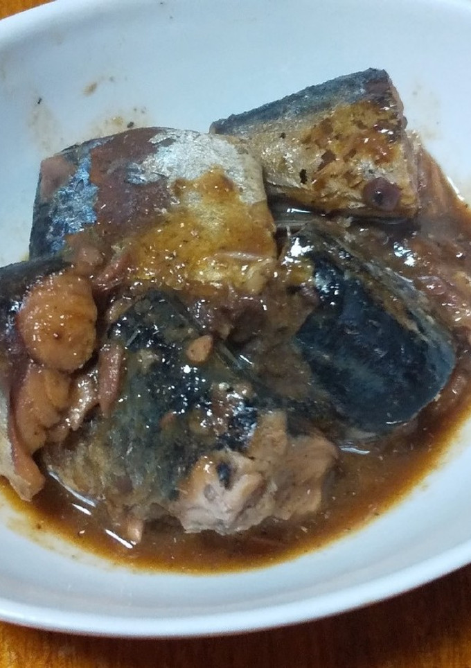 さば水煮缶と焼肉のたれで簡単煮付！-レシピのメイン写真